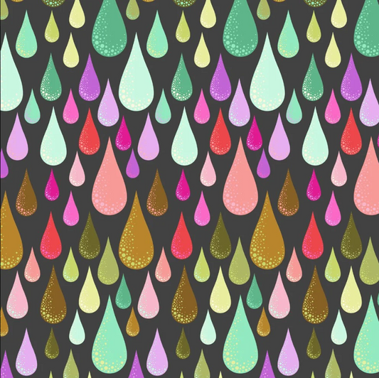 Tula Pink ~ Prince Charming Deja Vu - Dew Drop Licorice