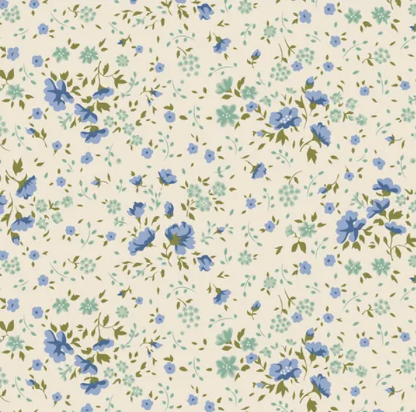 Tilda Basics 108" - Ellie Blue/Teal 150012