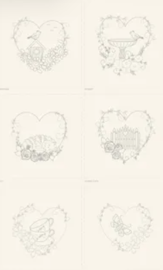 Stitchery Panel - Garden Trinkets DV7896