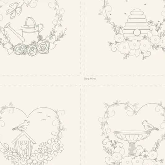 Stitchery Panel - Garden Trinkets DV7896