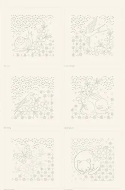 Stitchery Panel - Blossom & Bloom DV7897