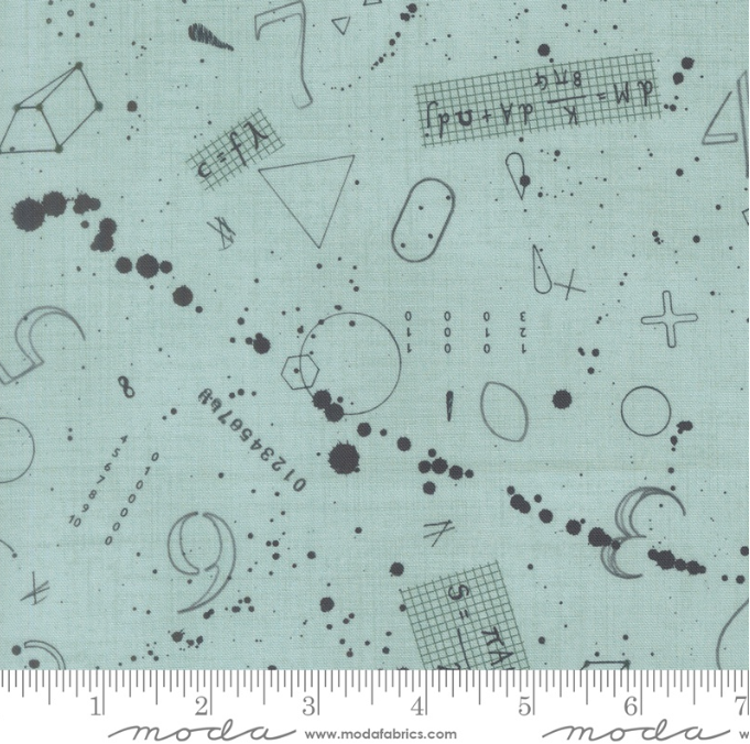 Moda Fabrics - Data by Janet Clare - Black Holes Babbage