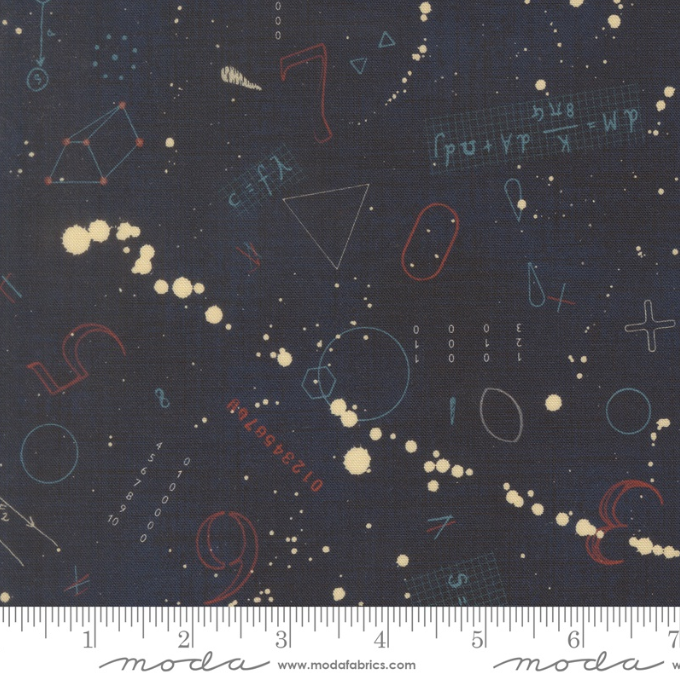 Moda Fabrics - Data by Janet Clare - Black Holes Hawking
