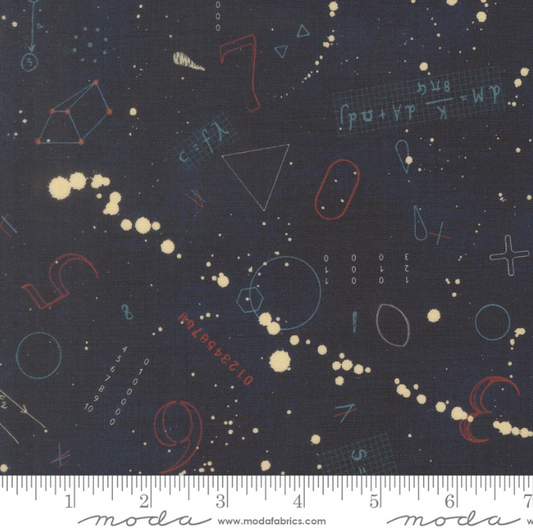 Moda Fabrics - Data by Janet Clare - Black Holes Hawking