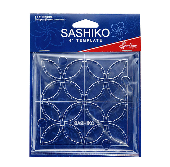 Sashiko Template 4" - Shippou (Seven treasures)
