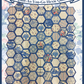 Pattern - 'Something Blue' Quilt-as-you-go Hexie Quilt with Templates
