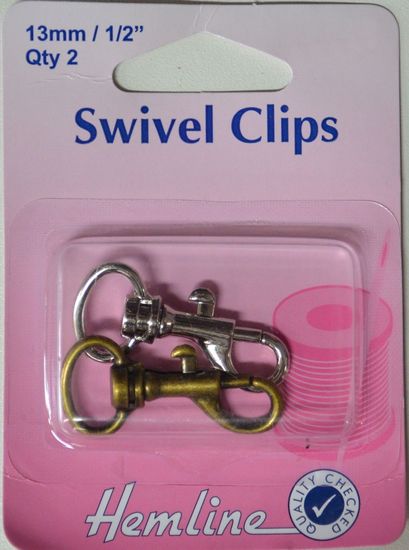 Hemline Swivel Clips