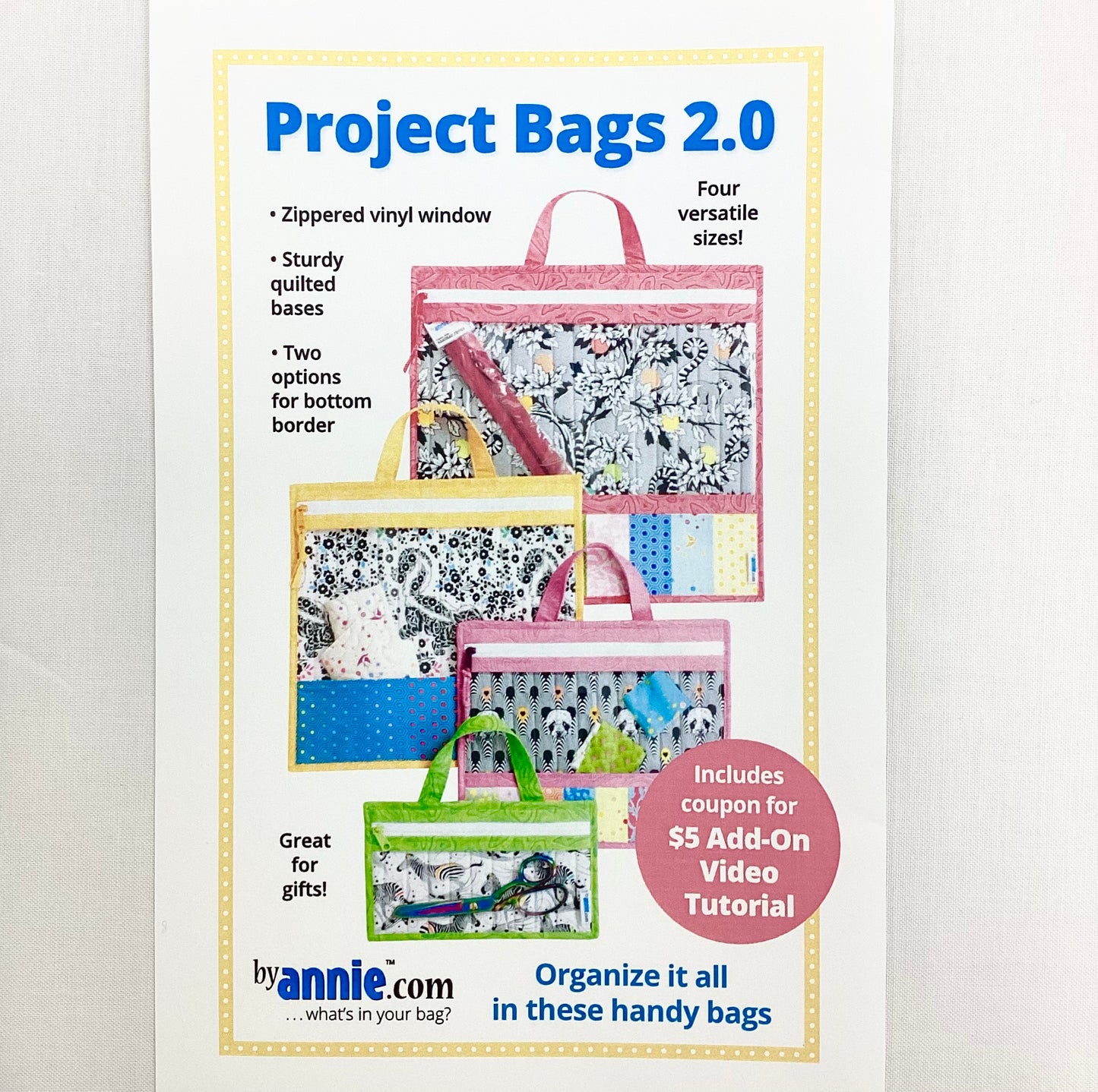 Pattern- Project Bags 2.0