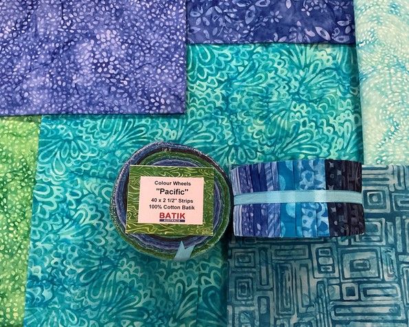 Batik Colour Wheels 'Pacific'