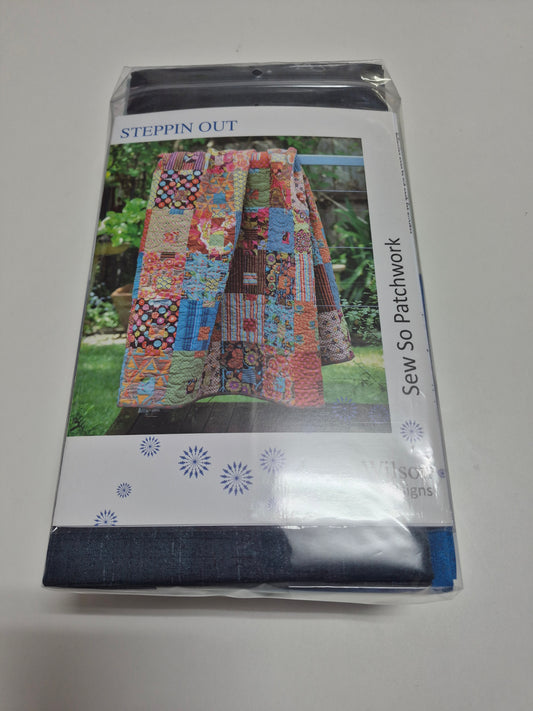 Quilt Kit - Steppin Out - Moda Grunge Fabrics