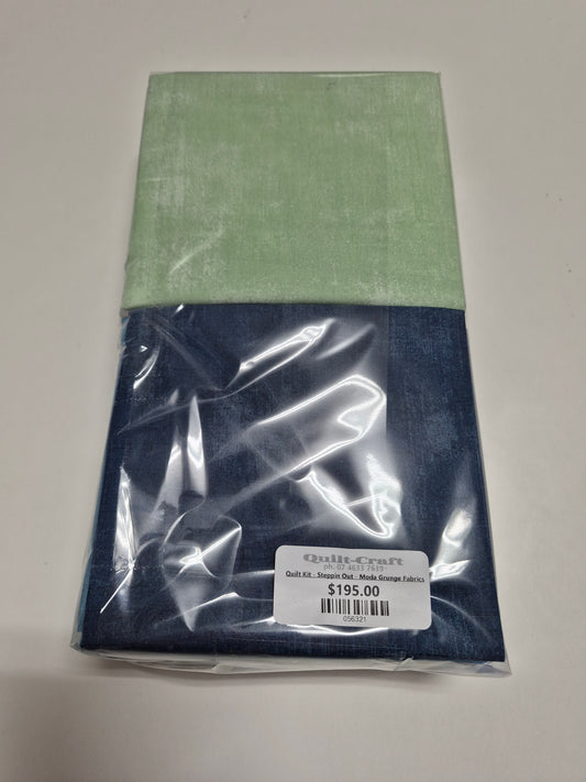 Quilt Kit - Steppin Out - Moda Grunge Fabrics