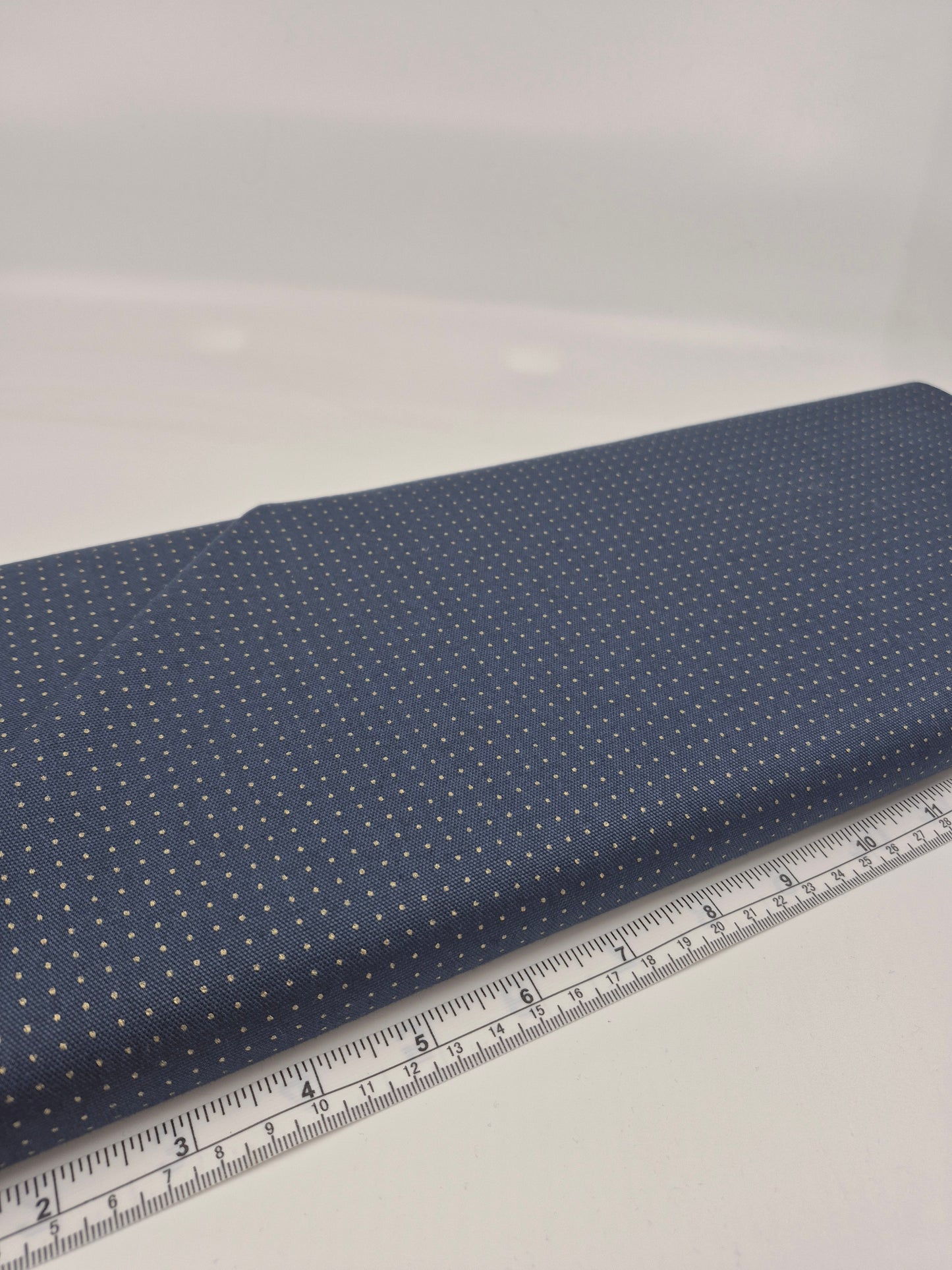 Fabric - Stenciled Sashiko (Dotty Navy Blue)