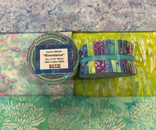 Batik Colour Wheels 'Riverdance'