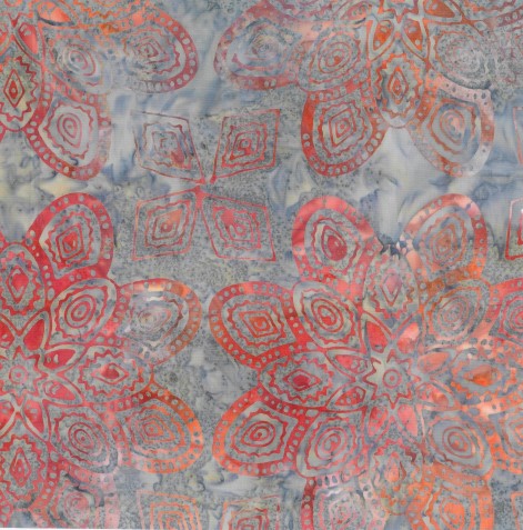 Fabric - Batik 'Fire' BA.1502
