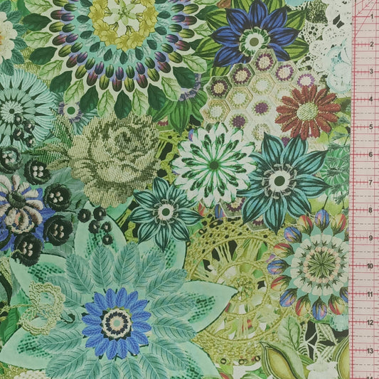 Wide Back - Floral Crochet