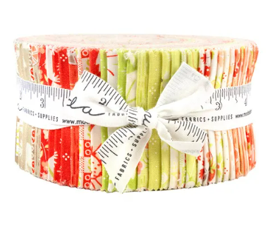 SALE - MODA - Strawberries & Rhubarb (Jelly Roll)