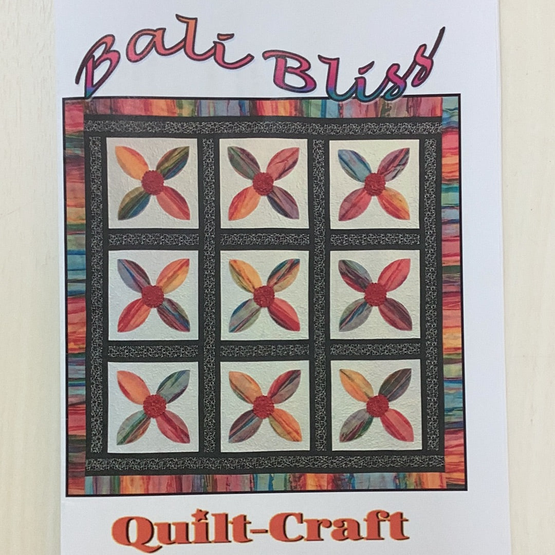 Bliss Patterns Pattern- Bali Bliss – Quilt Craft Toowoomba