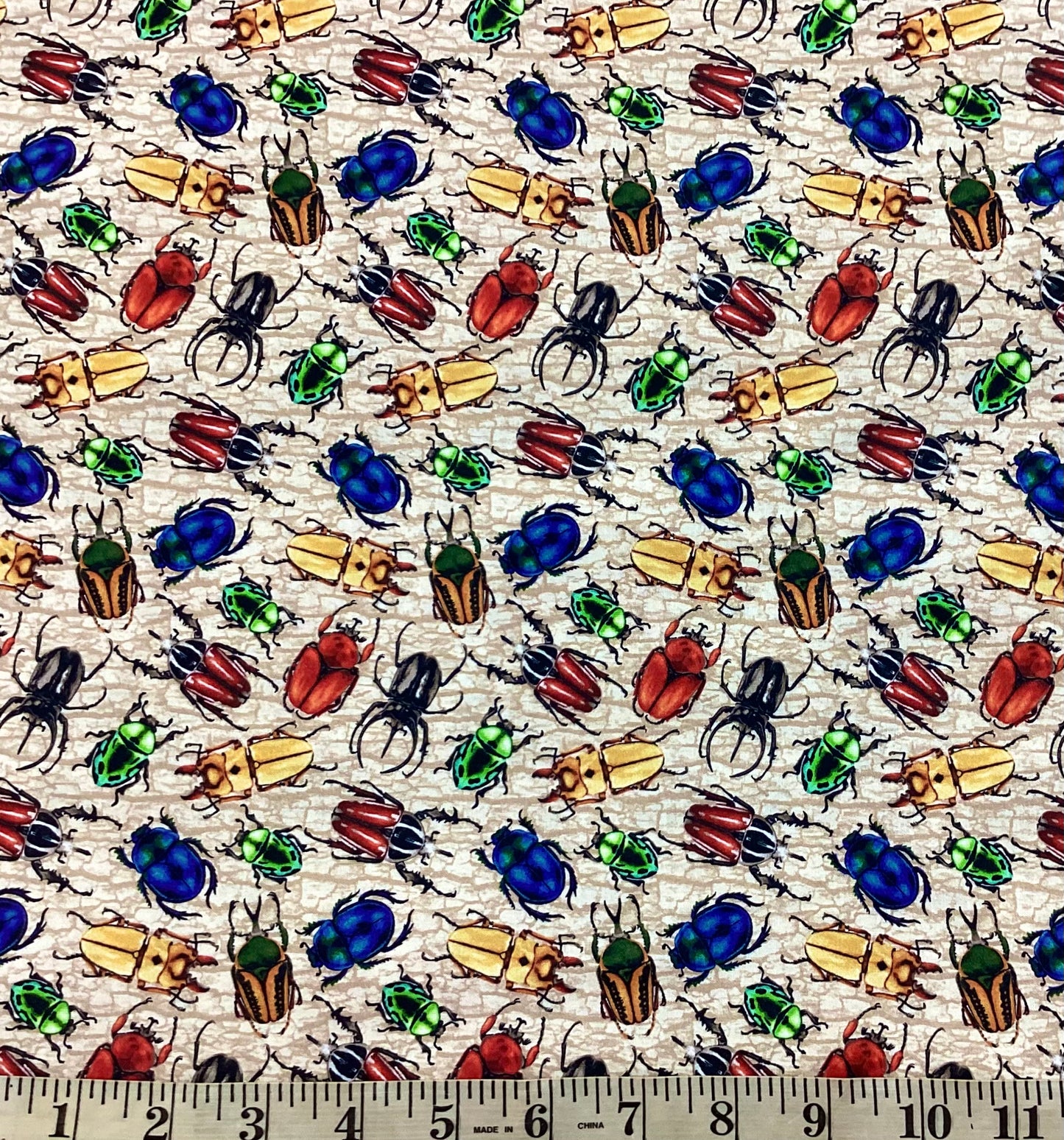 Fabric - You Bug Me (Beetles)