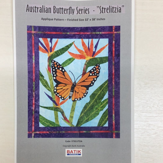 Pattern- Australian butterfly series “Strelitzia”