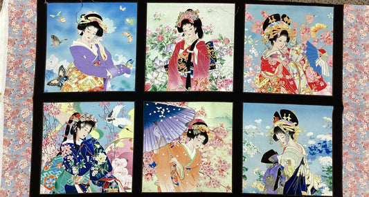 PANEL - Geisha Squares