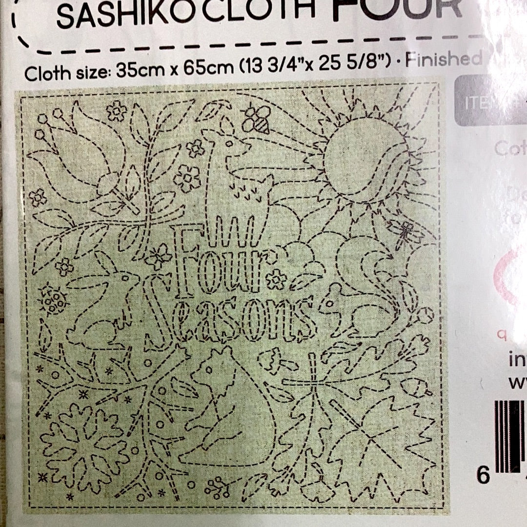 Sashiko cloth - Four Seasons