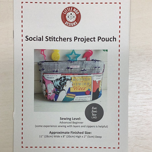 Pattern- Social stitchers project pouch