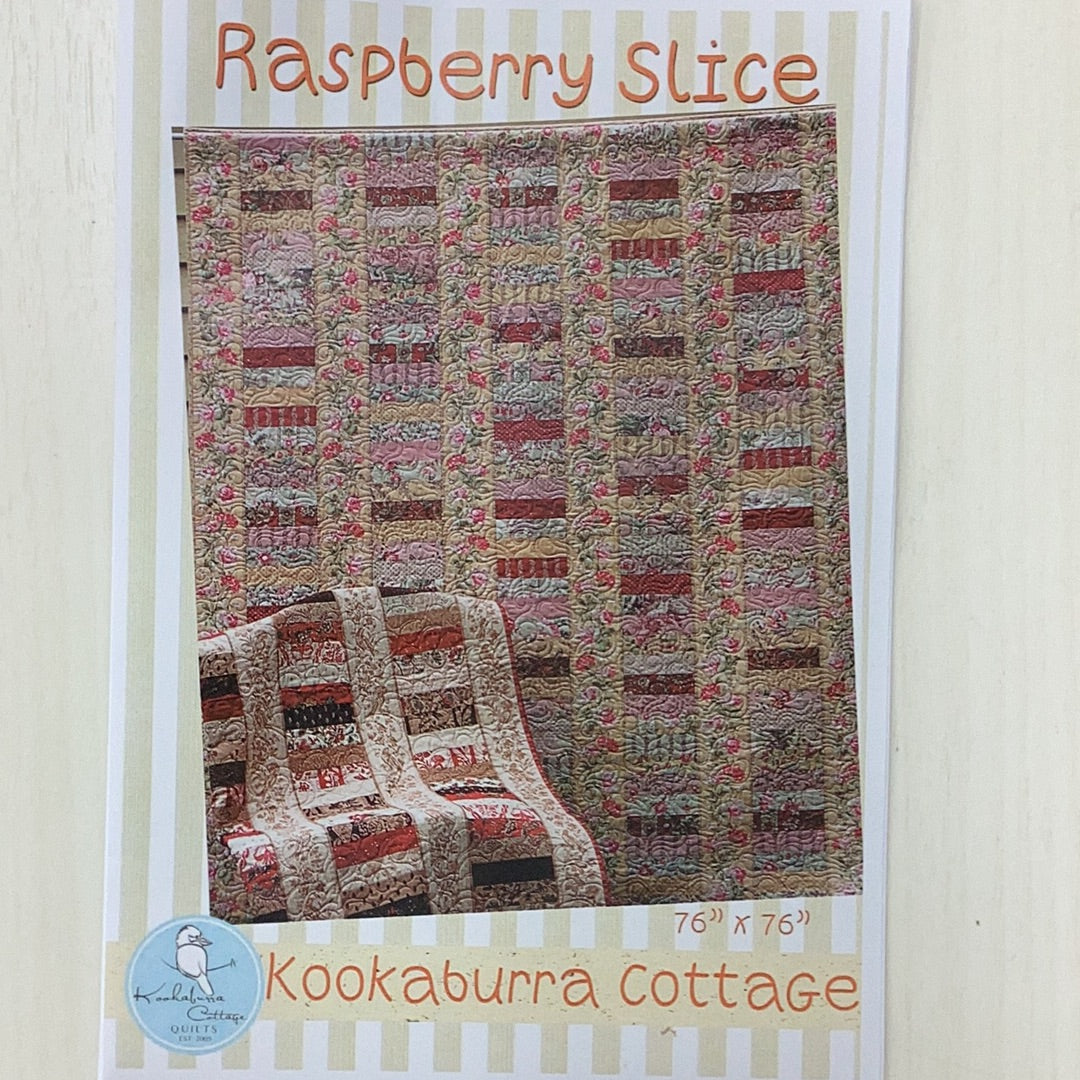 Raspberry Tea Quilt Pattern Pattern- Raspberry slice – Quilt Craft Toowoomba