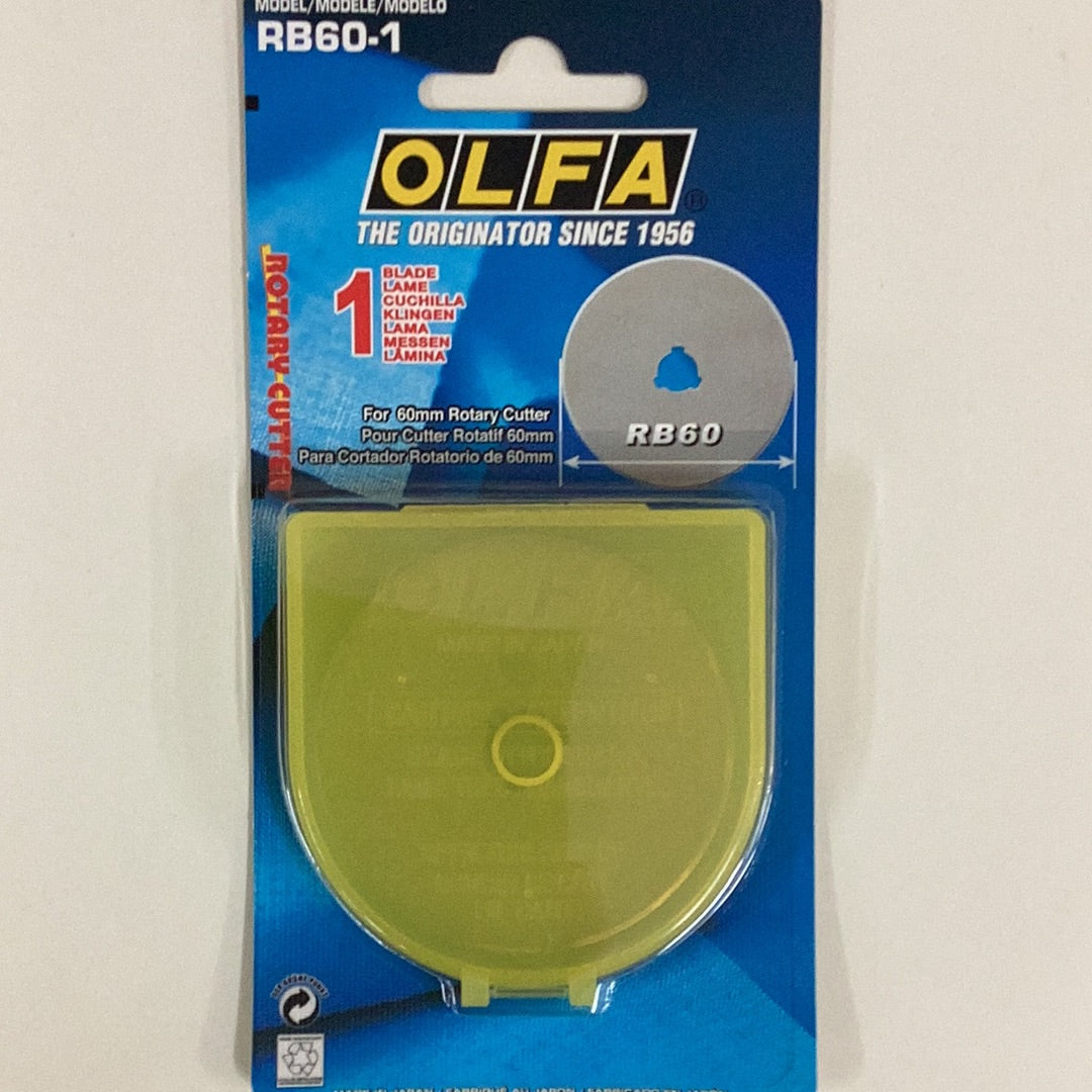 Olfa Rotary Cutter Blades 60mm – Quilt Craft Toowoomba