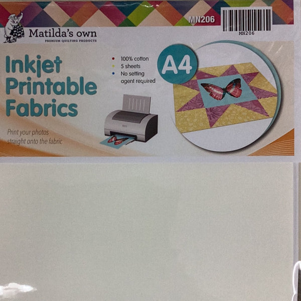 Matilda's Own Inkjet Printable fabric – Quilt Craft Toowoomba