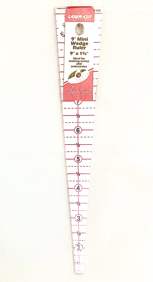 Patchwork Ruler (9 mini Wedge) 9x1 5/8”