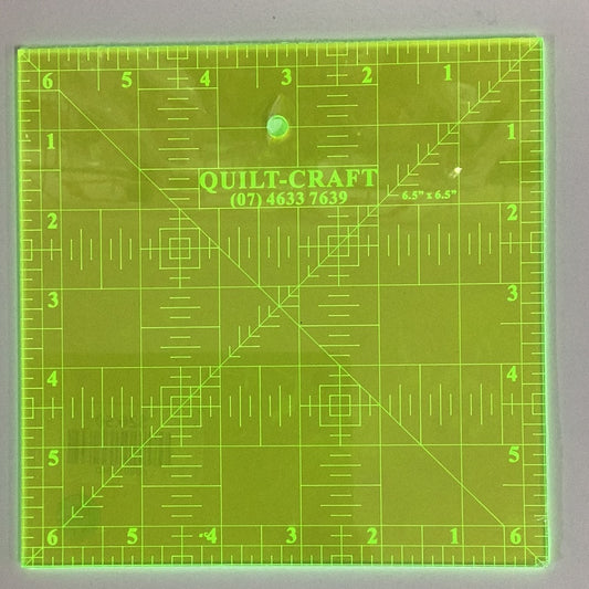 Template ruler 6 1/2 x 6 1/2"