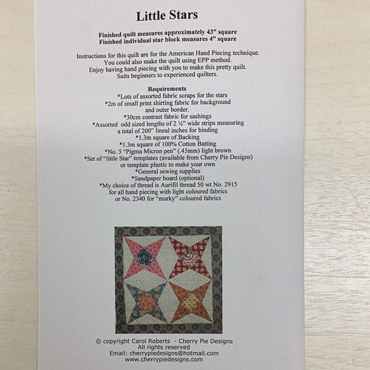 Pattern- Little Stars