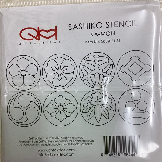 Sashiko Stencil - Ka-Mon