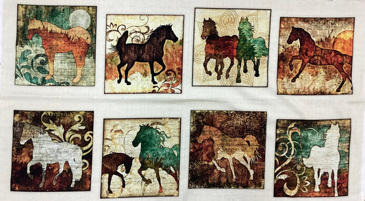 PANEL - Horses (squares)