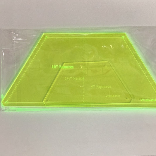 Half Hexagon - Template Ruler