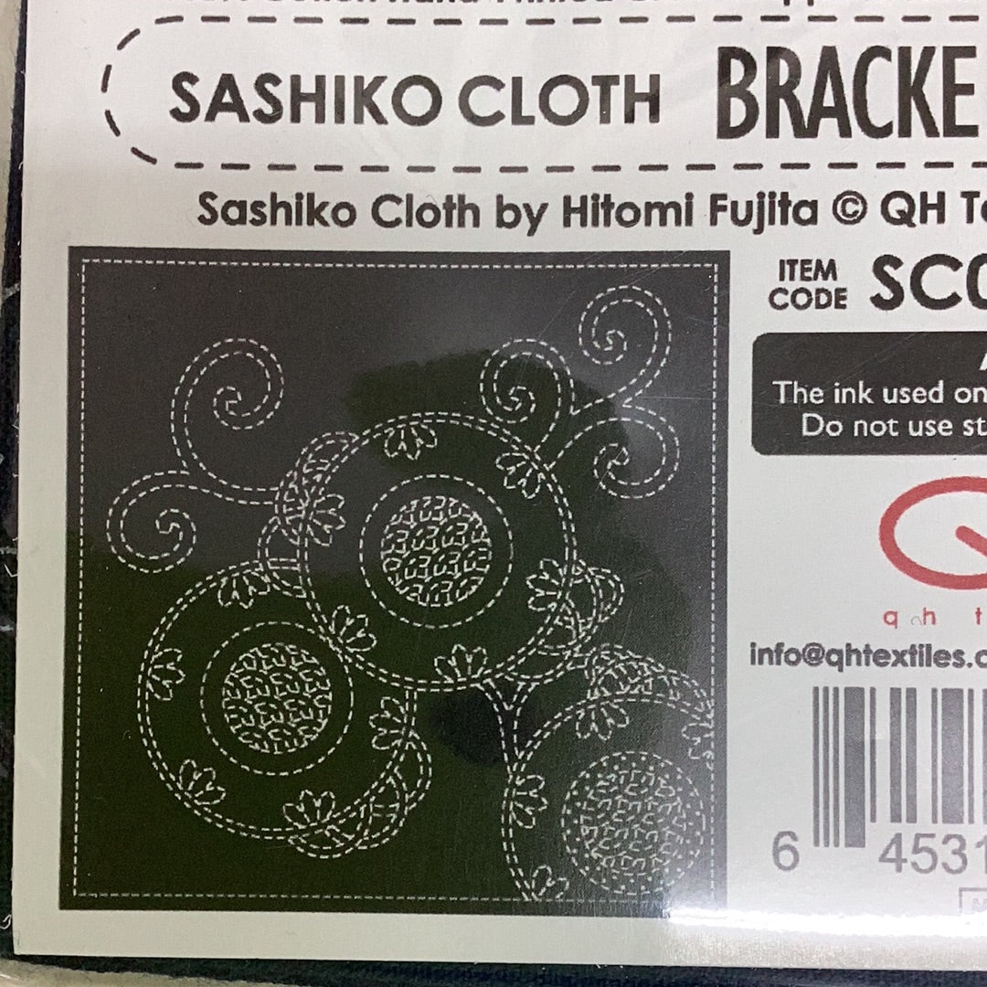 Sashiko cloth - Bracken Fern
