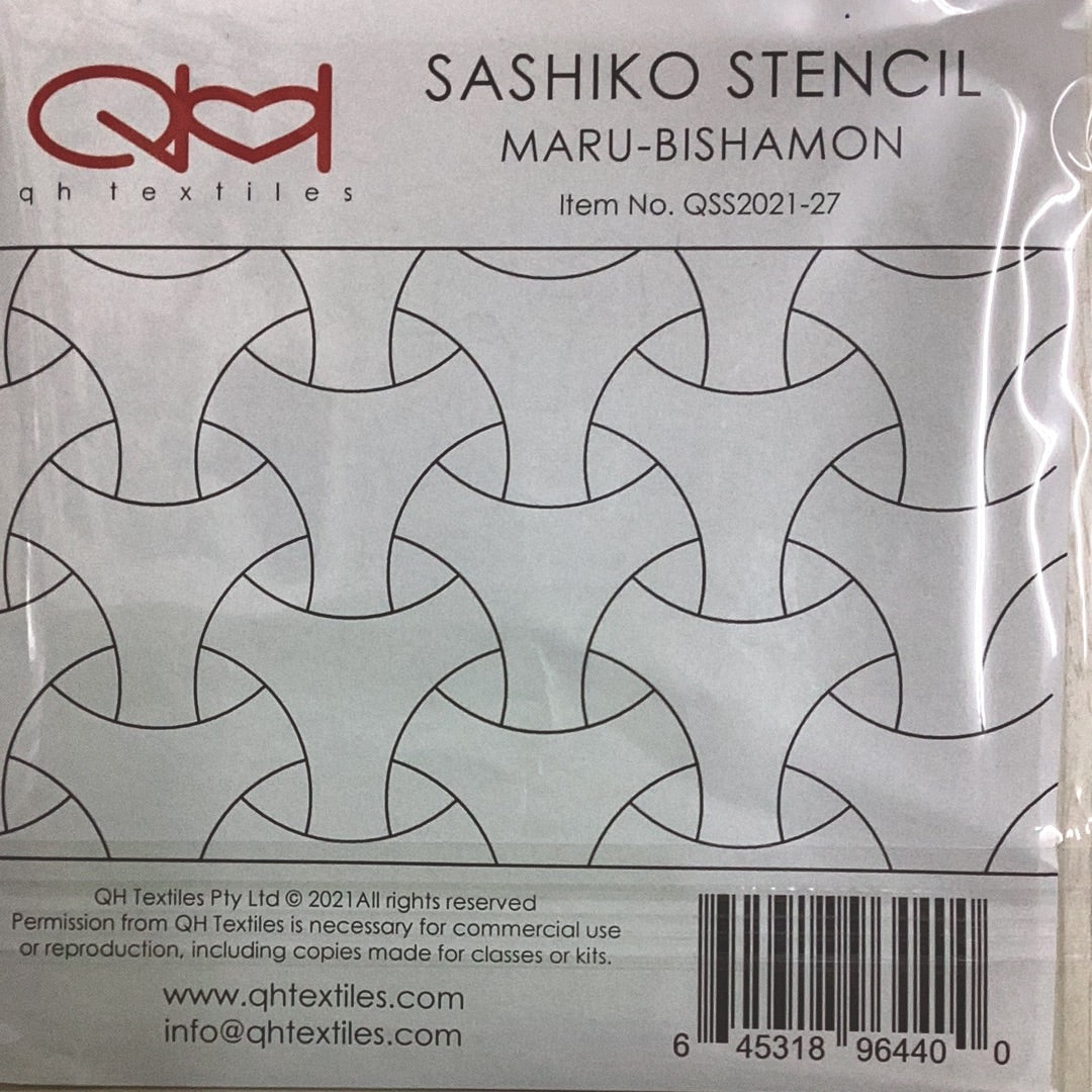 Sashiko Stencil - MARU-BISHAMON