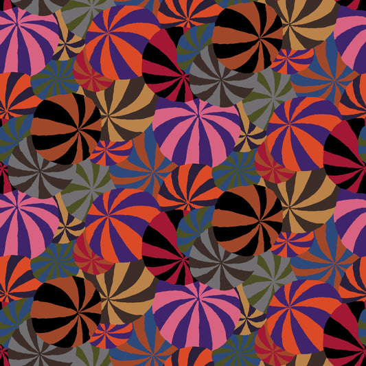 Kaffe Fassett - Beach Balls (Maroon)