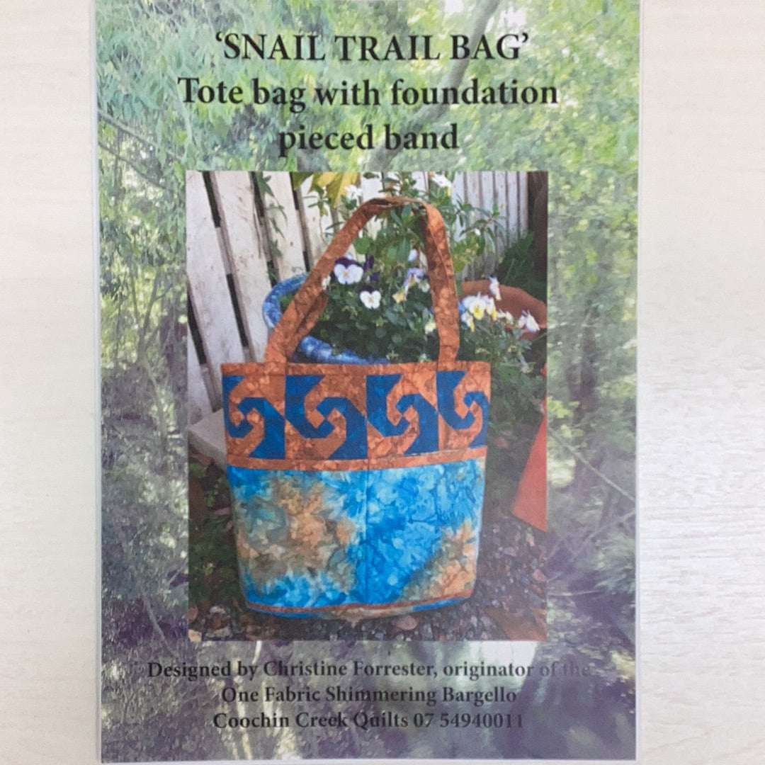 Pattern- Snail trail bag