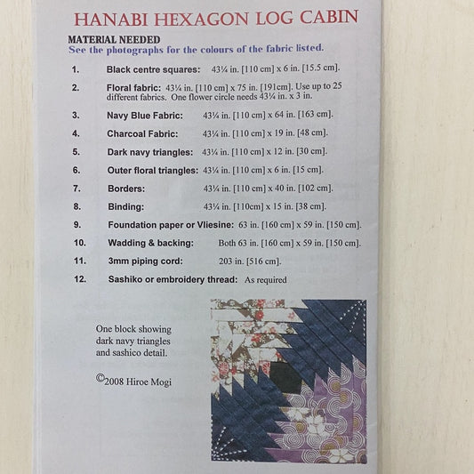 Pattern- Hanabi Hexagonal